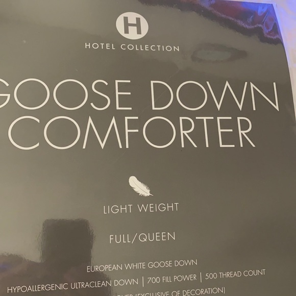 Hotel collection goose down light weight